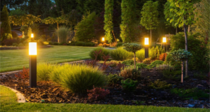 outdoor motion lights installation Calgary Alberta